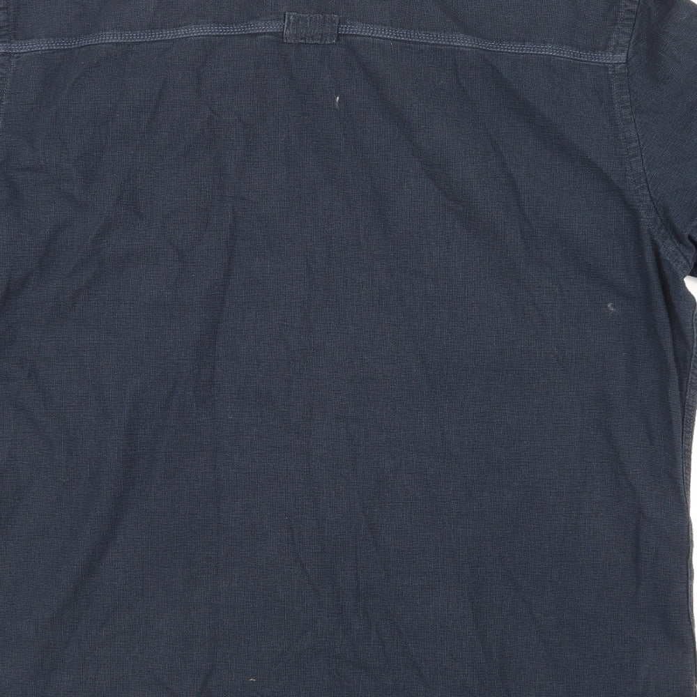 North Coast Mens Blue    Button-Up Size L