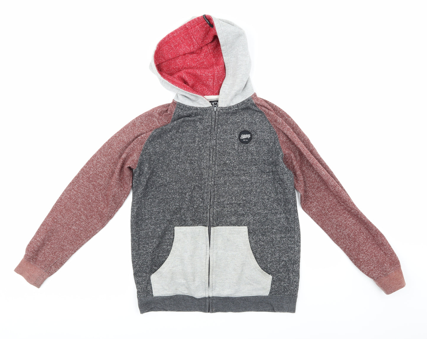 Billabong Womens Grey   Full Zip Hoodie Size 14