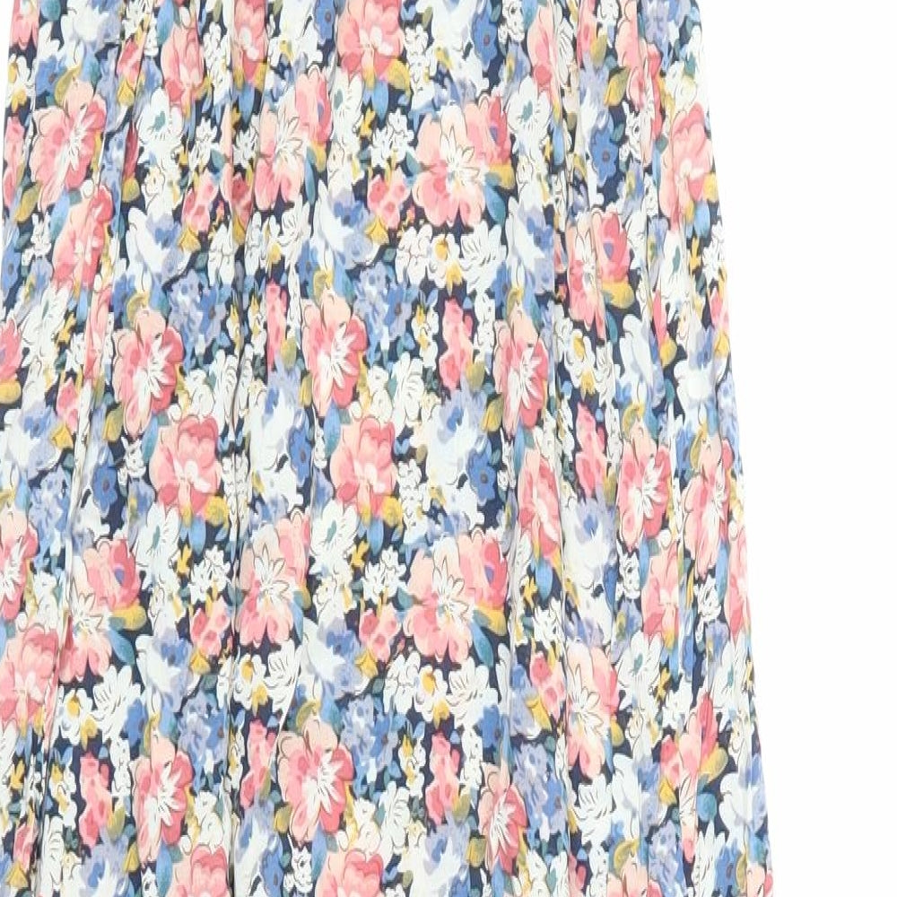 New Look Womens Blue Floral  Maxi  Size 10