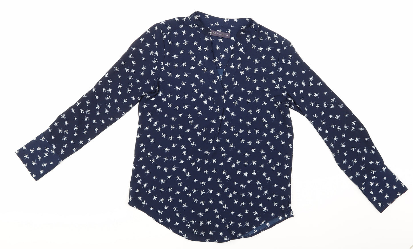 Marks and Spencer Womens Blue   Basic Blouse Size 10