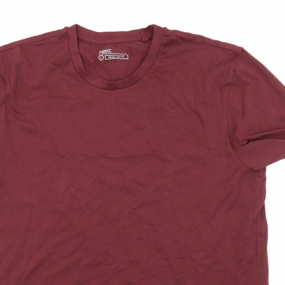 NEXT Mens Purple    T-Shirt Size L