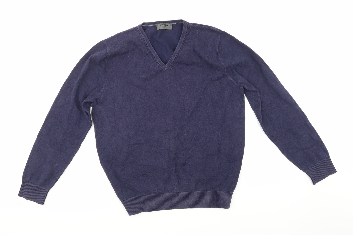 Burton Mens Blue  Knit Pullover Jumper Size M