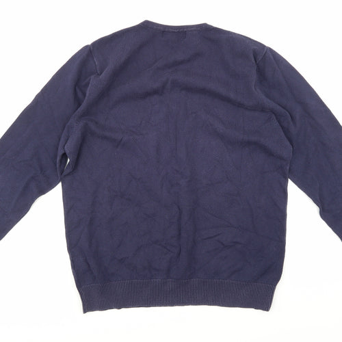 Burton Mens Blue  Knit Pullover Jumper Size M