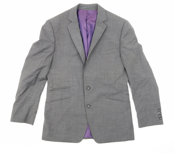 Brook Taverner Mens Grey   Jacket Suit Jacket Size 38