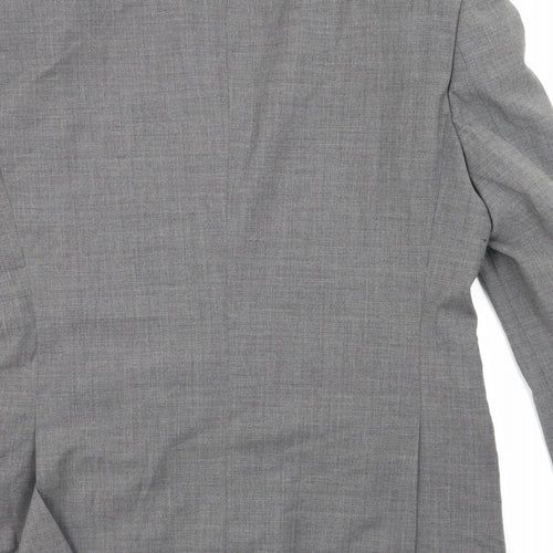 Brook Taverner Mens Grey   Jacket Suit Jacket Size 38