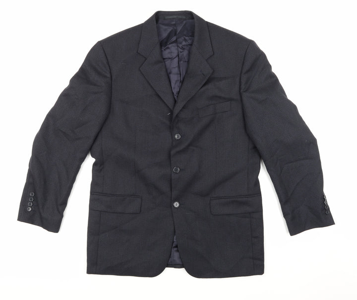 Hugo James Mens Blue   Jacket Suit Jacket Size 40