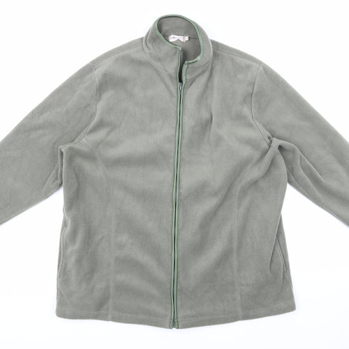 Bonmarché Womens Green  Fleece Jacket  Size L