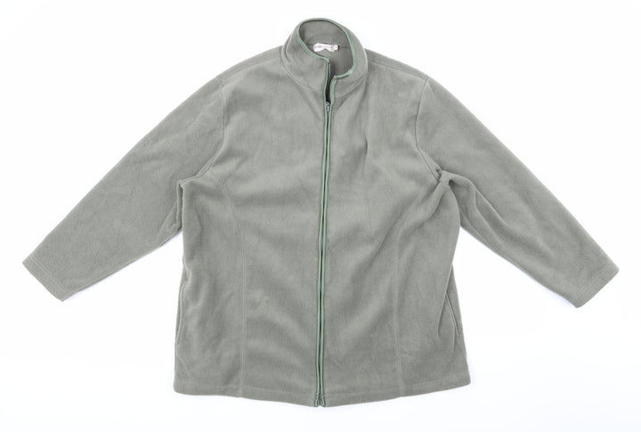 Bonmarché Womens Green  Fleece Jacket  Size L