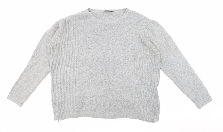 George Womens Grey  Knit Pullover Jumper Size 18