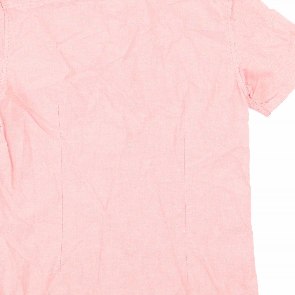Burton Mens Pink    Button-Up Size S
