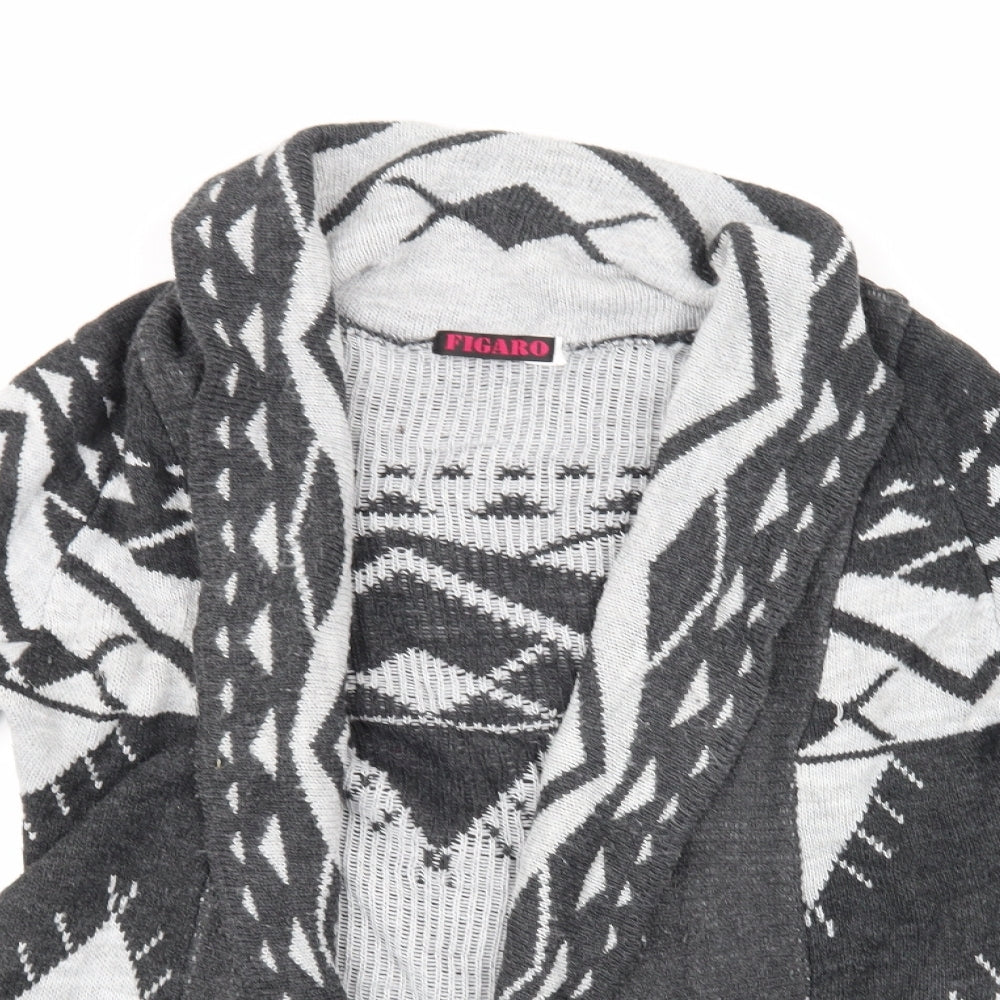 Pigaro Womens Grey  Knit Cardigan Jumper Size S