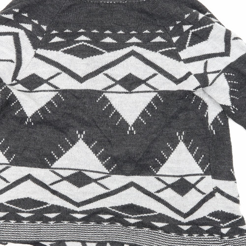 Pigaro Womens Grey  Knit Cardigan Jumper Size S