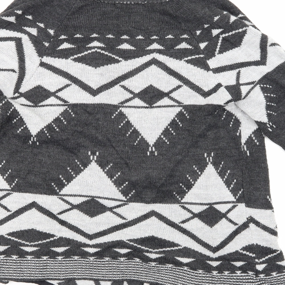 Pigaro Womens Grey  Knit Cardigan Jumper Size S