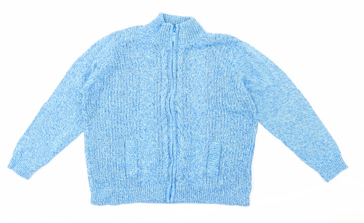 Isle Womens Blue  Knit Jacket  Size XL