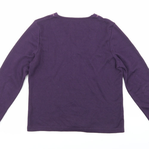 DASH Womens Purple   Cardigan Jumper Size 14
