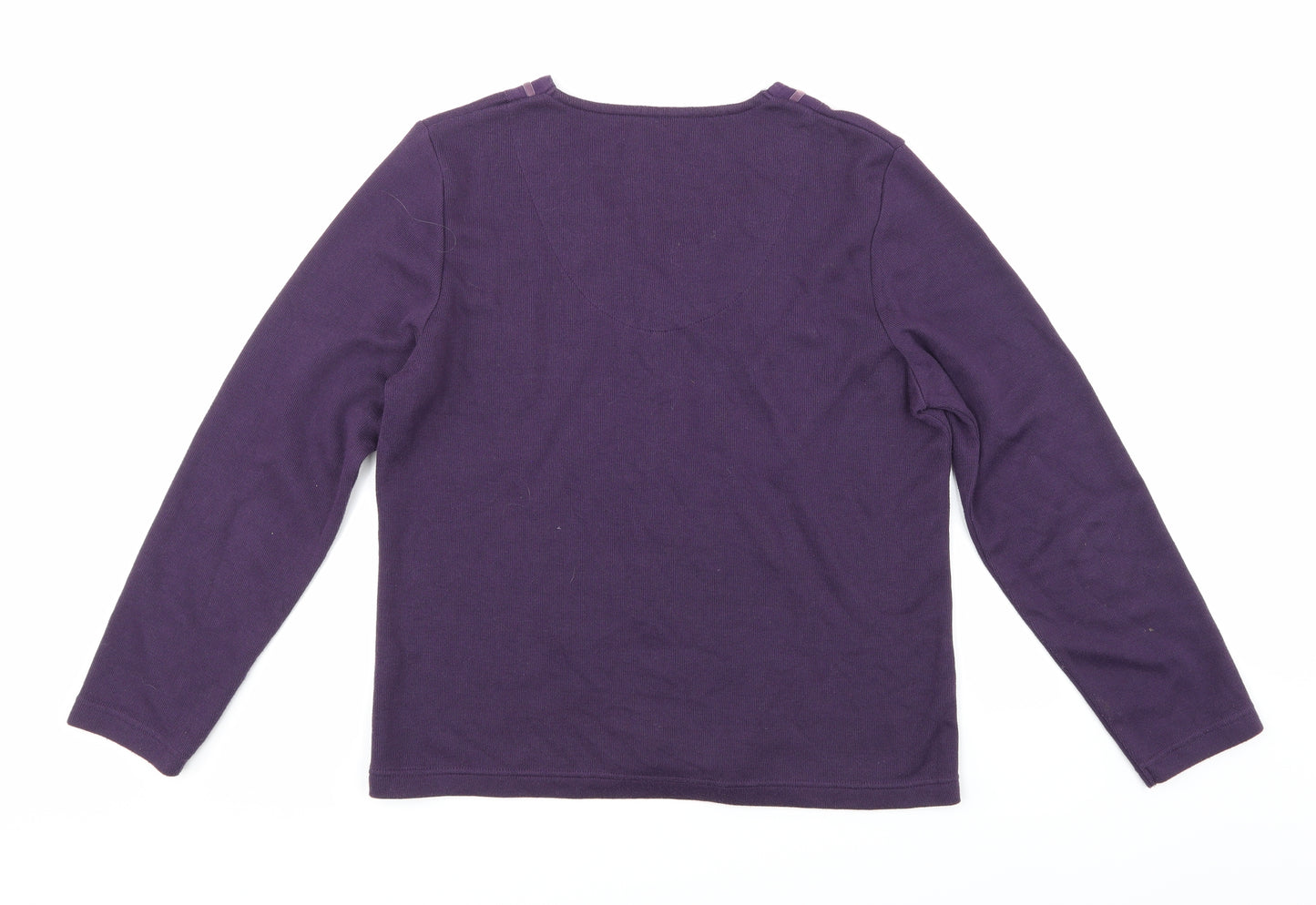 DASH Womens Purple   Cardigan Jumper Size 14