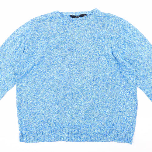 isle Womens Blue  Knit Pullover Jumper Size XL