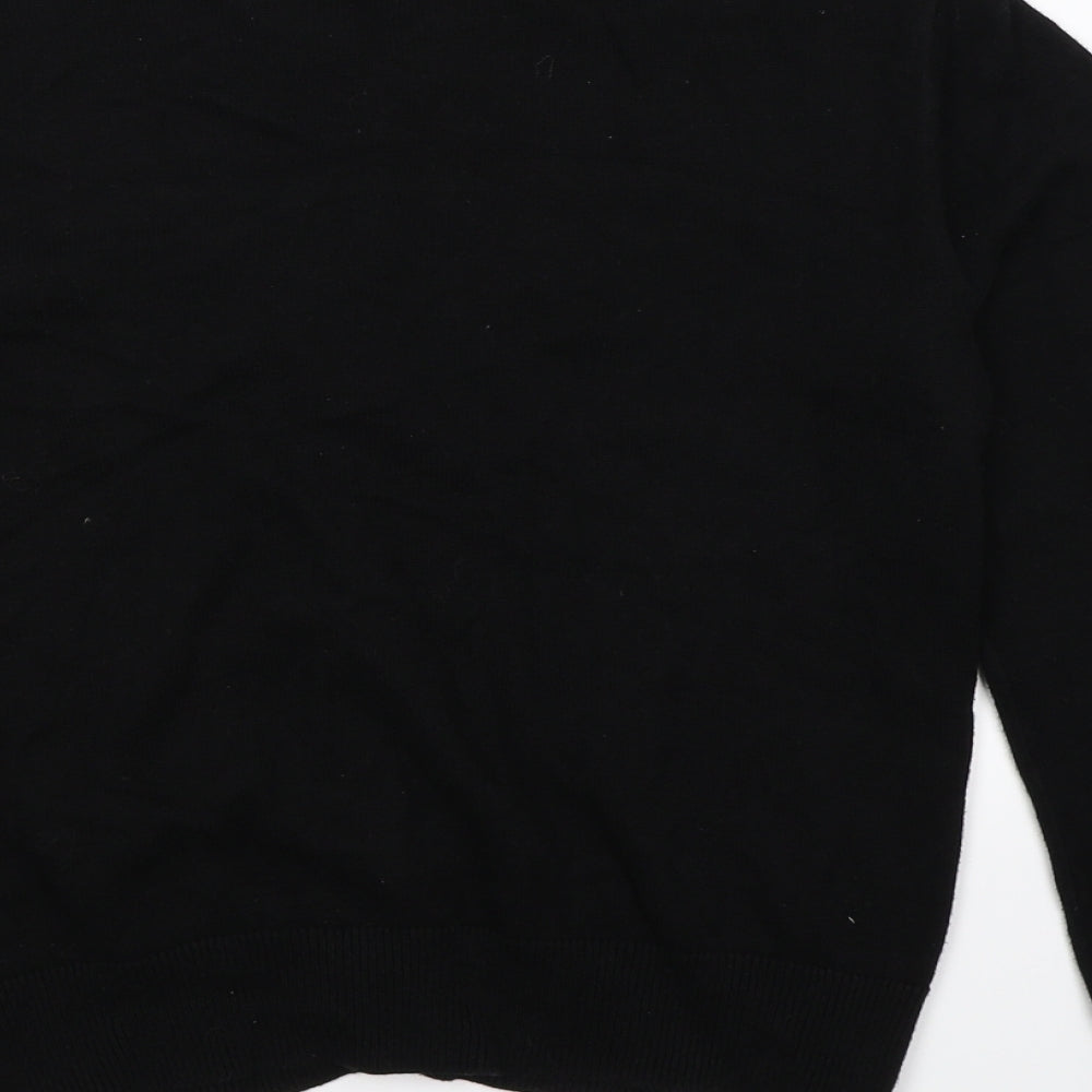 H&M Womens Black  Knit Cardigan Jumper Size S