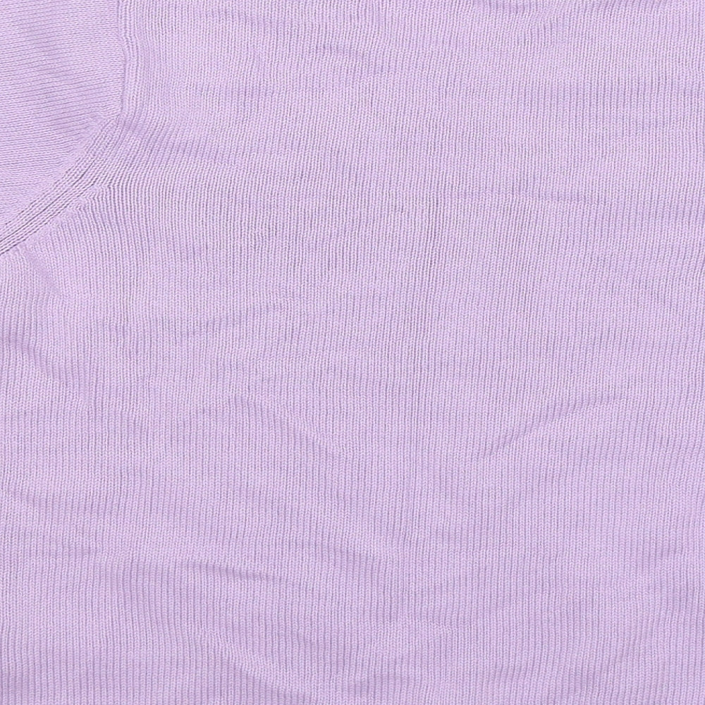 Marks and Spencer Womens Purple  Knit Cardigan Jumper Size 12