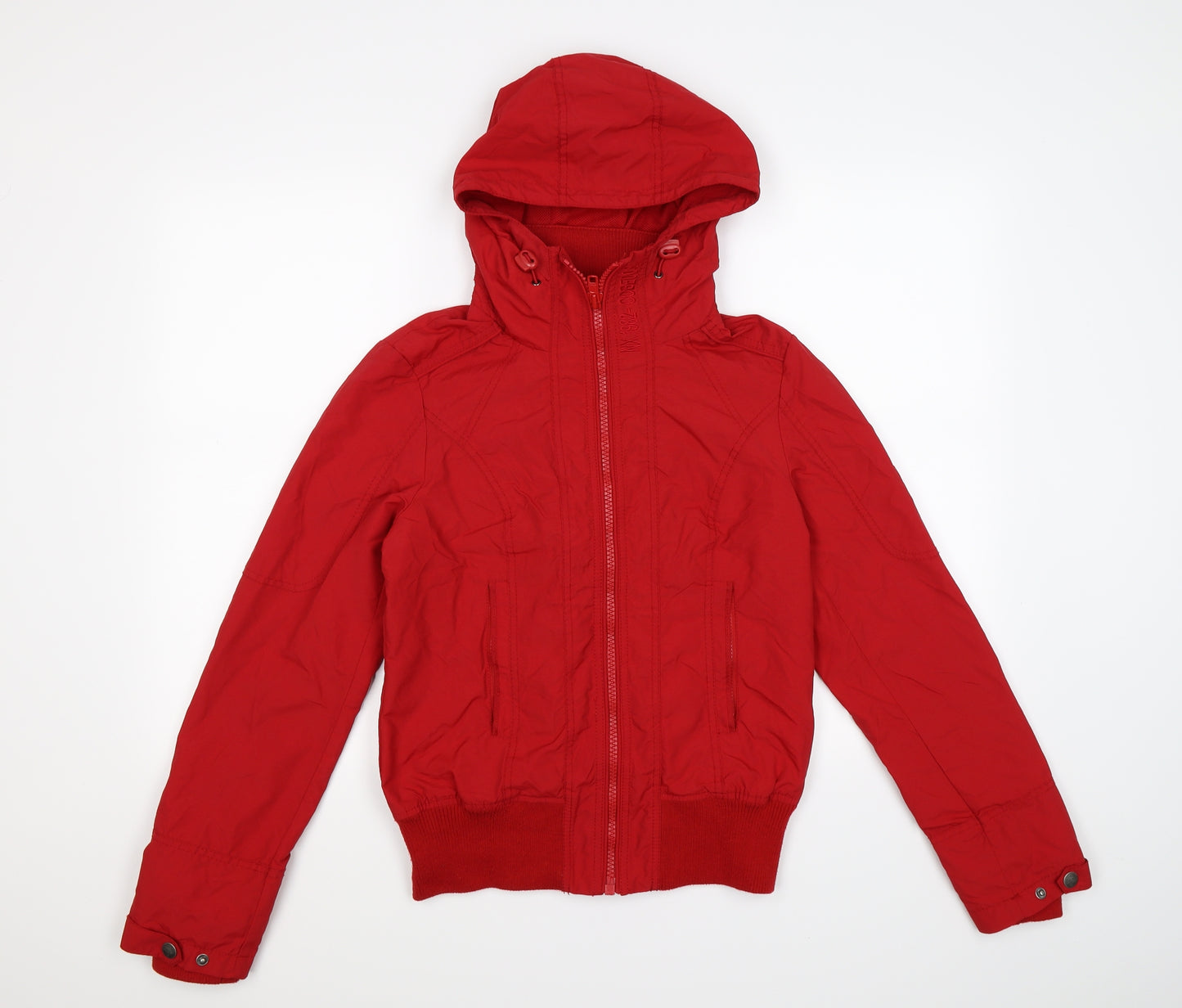 NEXT Womens Red   Windbreaker Jacket Size 10