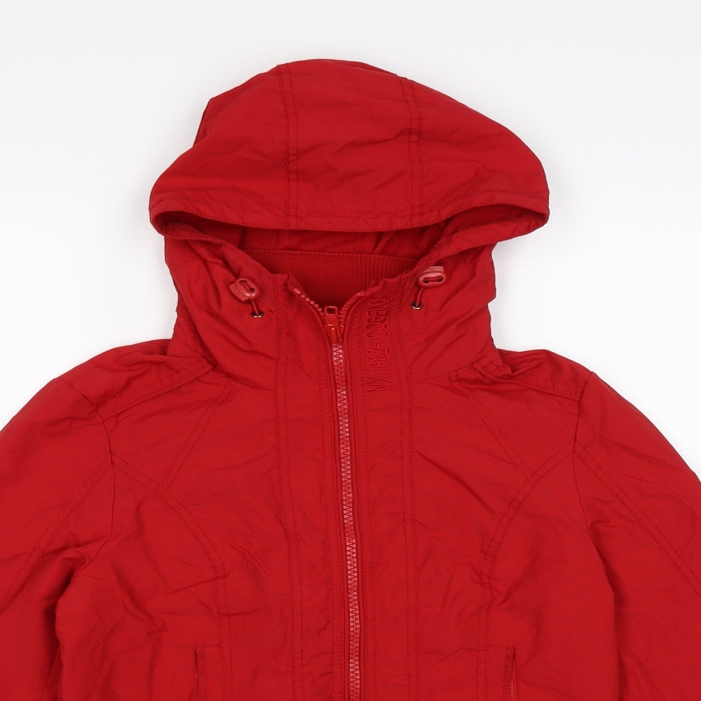 NEXT Womens Red   Windbreaker Jacket Size 10