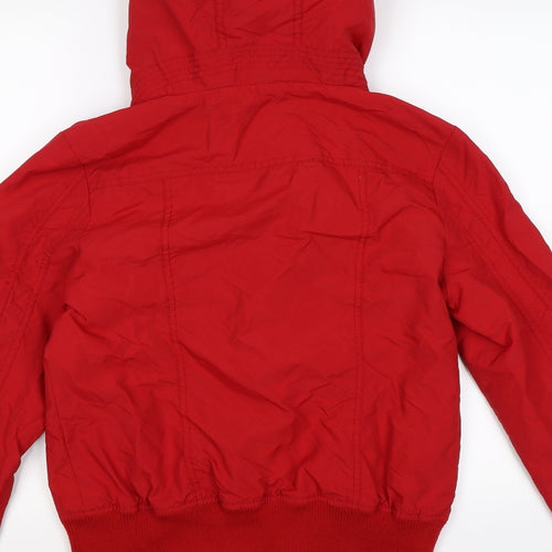 NEXT Womens Red   Windbreaker Jacket Size 10