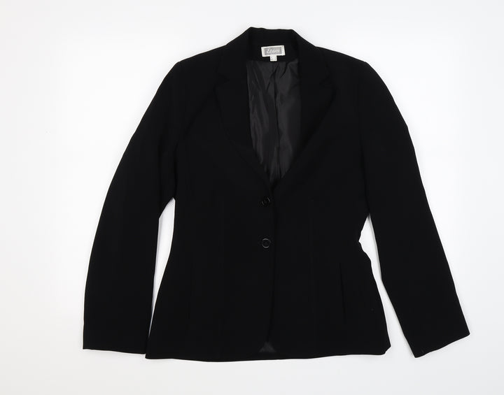 Etam Womens Black Jacket Blazer Size 10