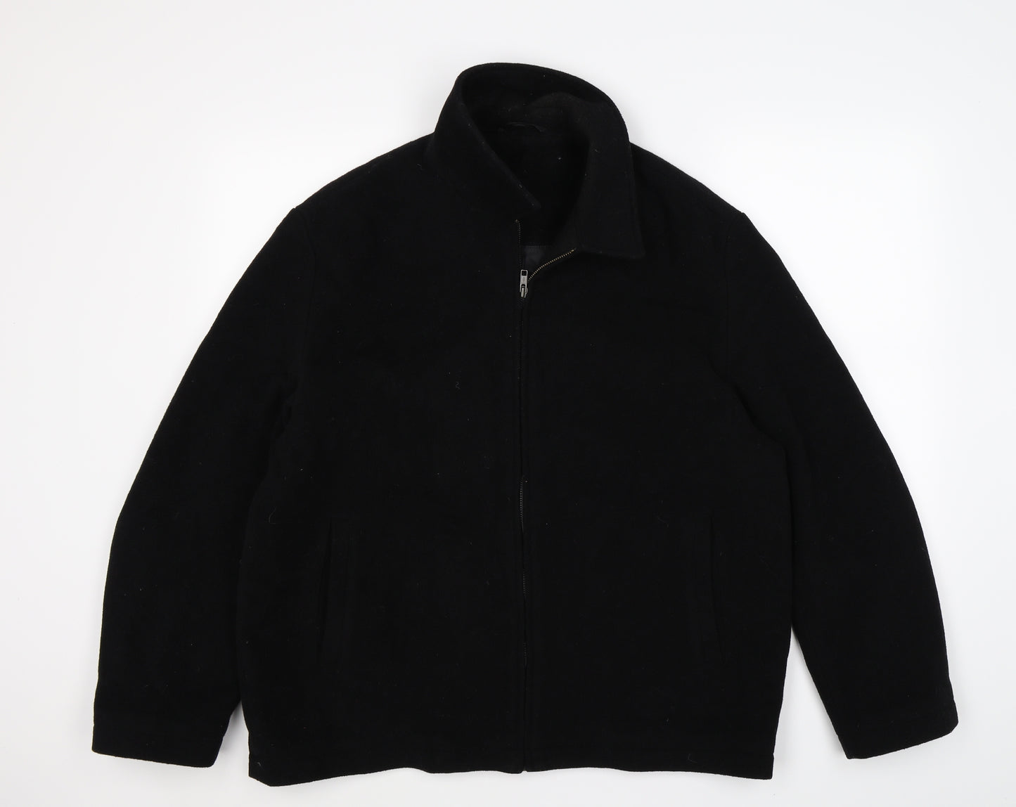 Bakerstreet Mens Black  Fleece Jacket  Size L