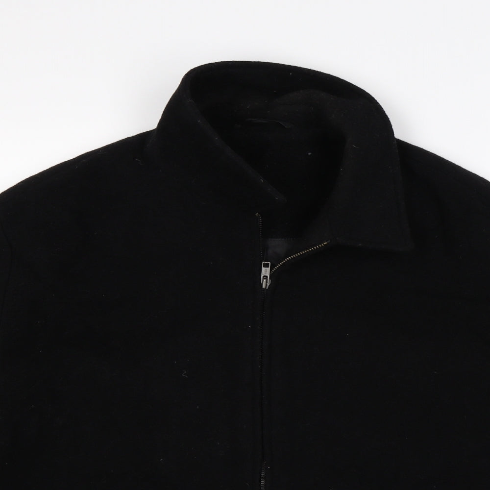 Bakerstreet Mens Black  Fleece Jacket  Size L