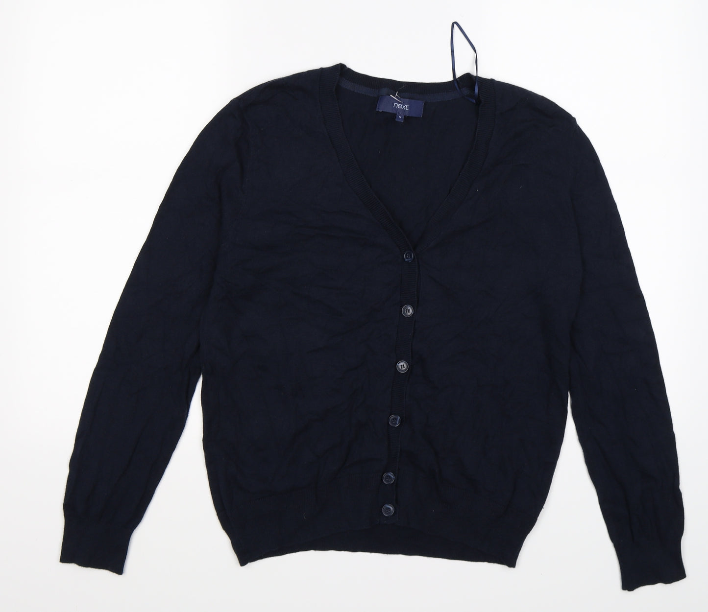 NEXT Womens Blue  Knit Cardigan Jumper Size 14