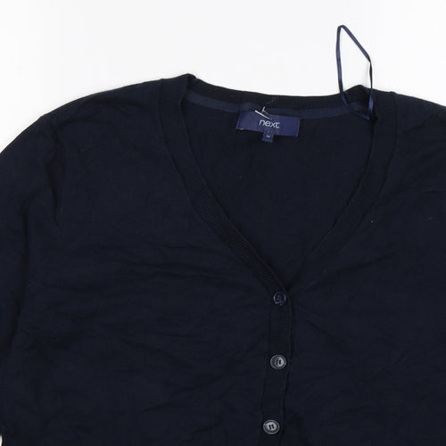 NEXT Womens Blue  Knit Cardigan Jumper Size 14