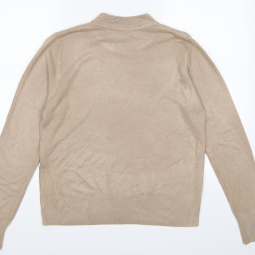 originals Womens Beige  Knit Pullover Jumper Size 14