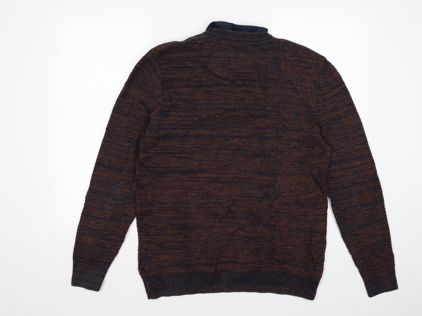 NEXT Mens Blue  Knit Pullover Jumper Size XL