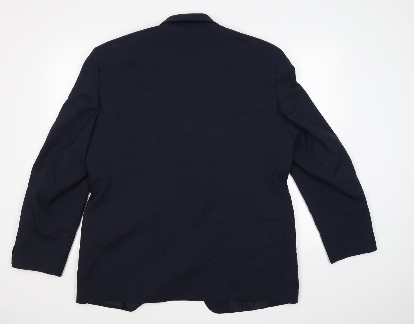 Essentials Mens Blue   Jacket Suit Jacket Size 44