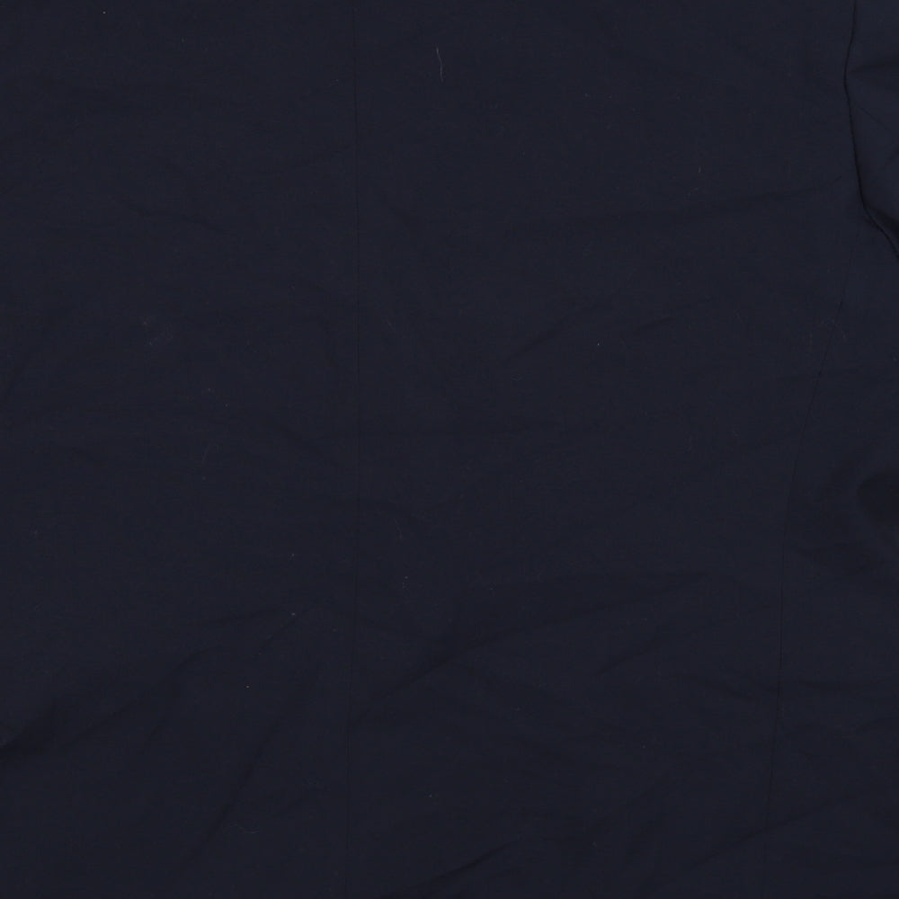 Essentials Mens Blue   Jacket Suit Jacket Size 44