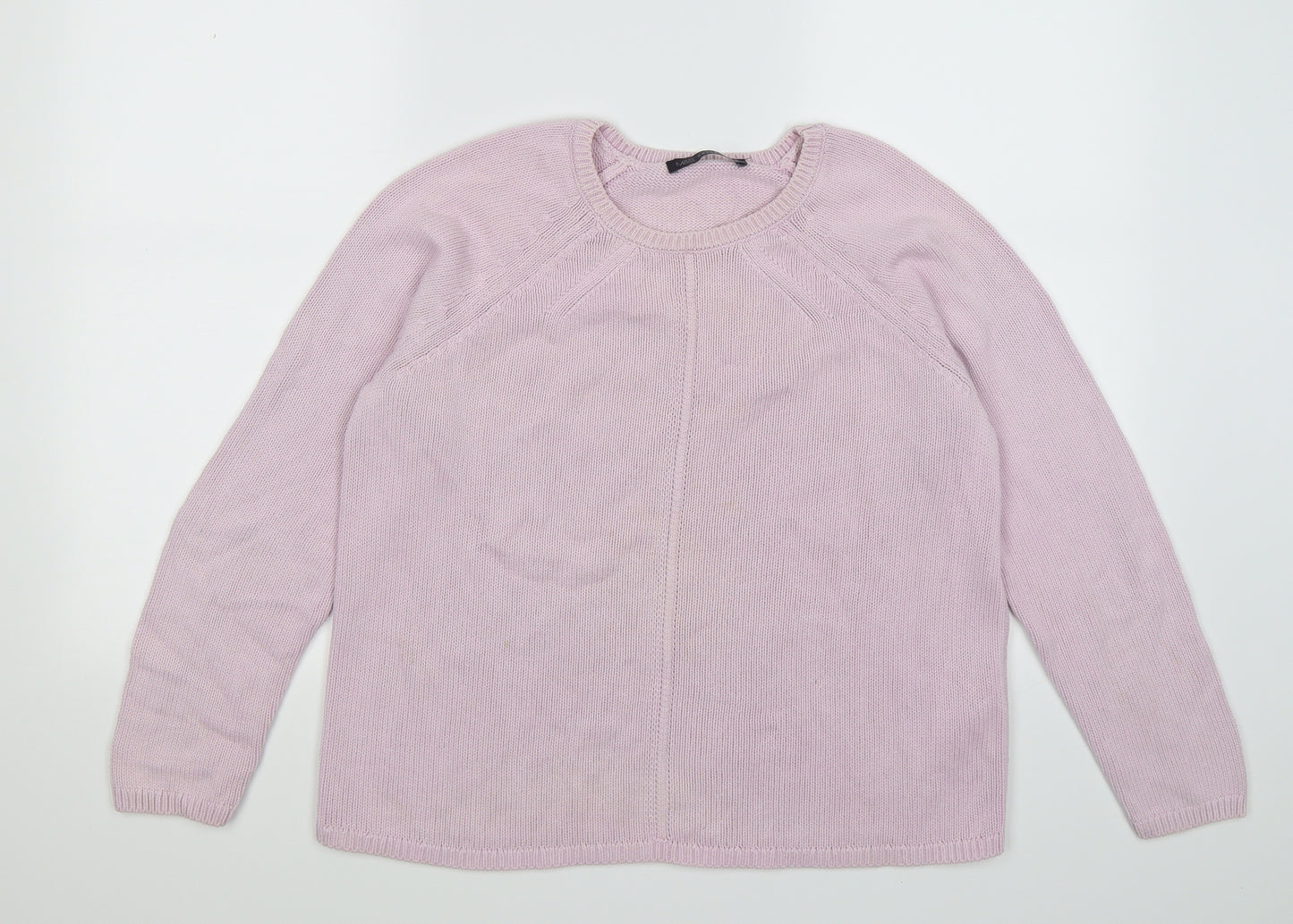 Marks and Spencer Womens Pink  Knit Pullover Jumper Size 14