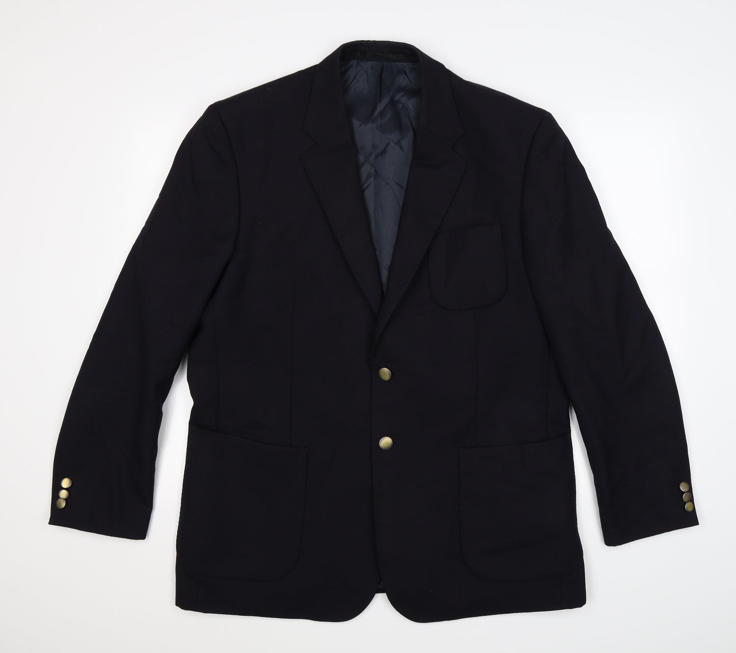 Slaters Mens Blue   Jacket Suit Jacket Size 44