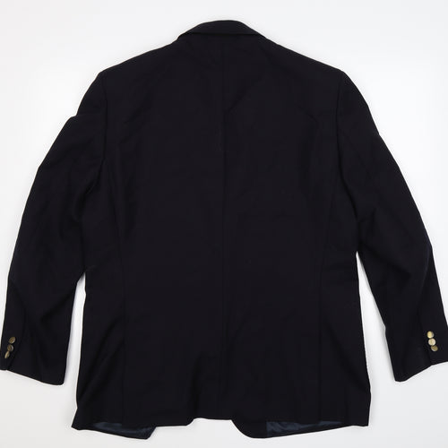 Slaters Mens Blue   Jacket Suit Jacket Size 44