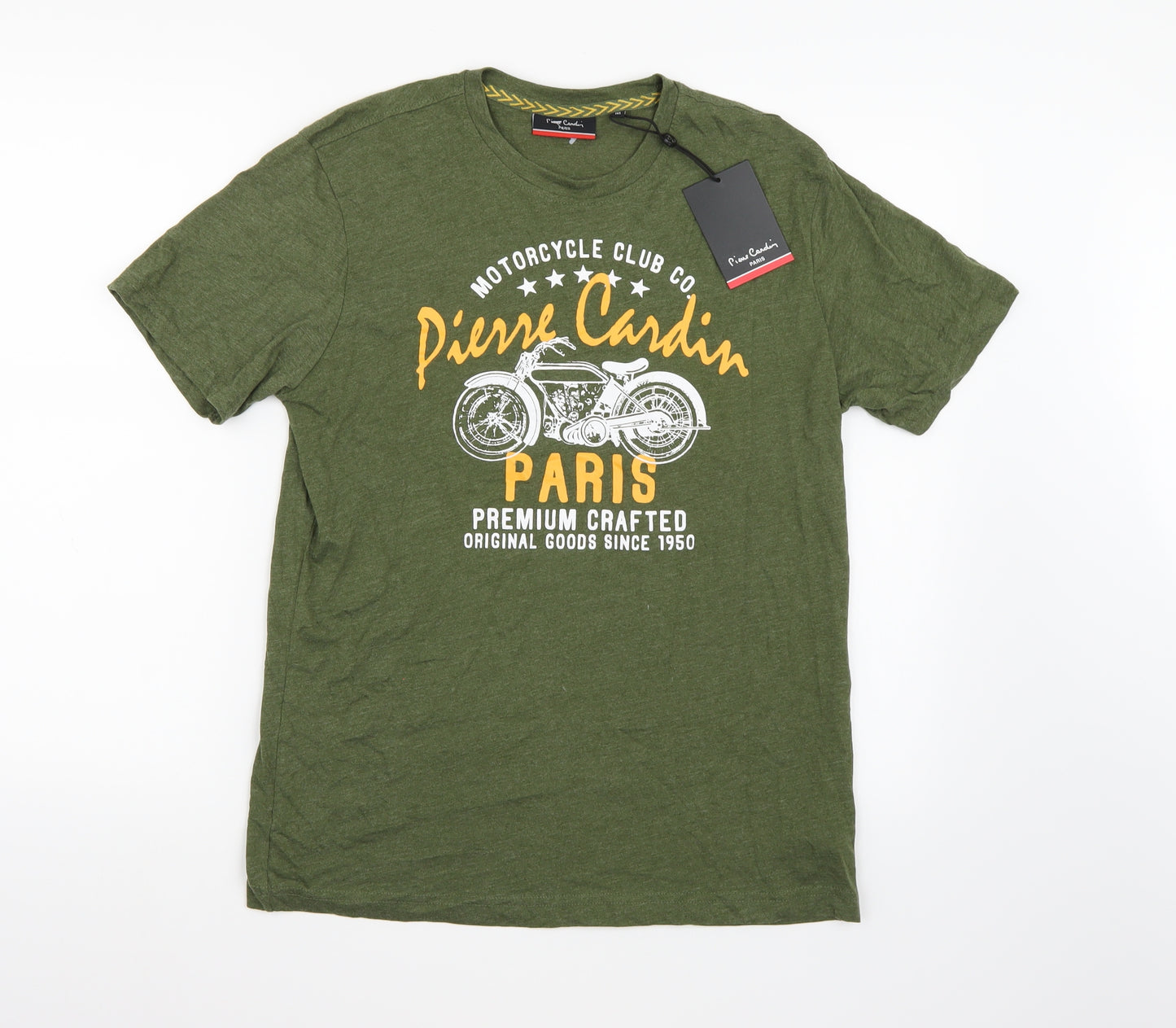Pierre Cardin Mens Green    T-Shirt Size M