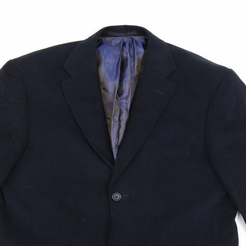 Ultimo Mens Blue   Jacket Suit Jacket Size 40