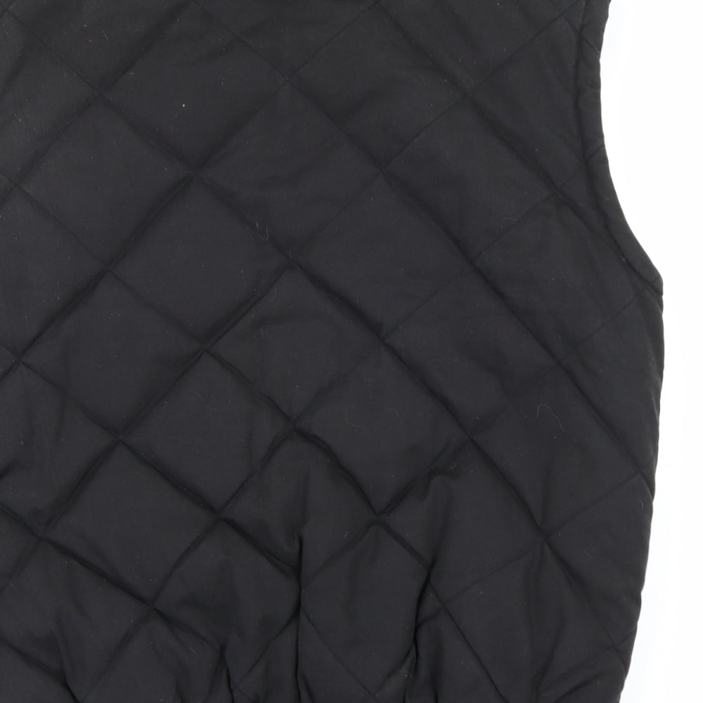 Result Mens Black   Gilet Coat Size M