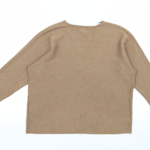H&M Womens Brown  Knit Pullover Jumper Size S