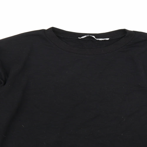 Monogram Womens Black   Pullover Sweatshirt Size S