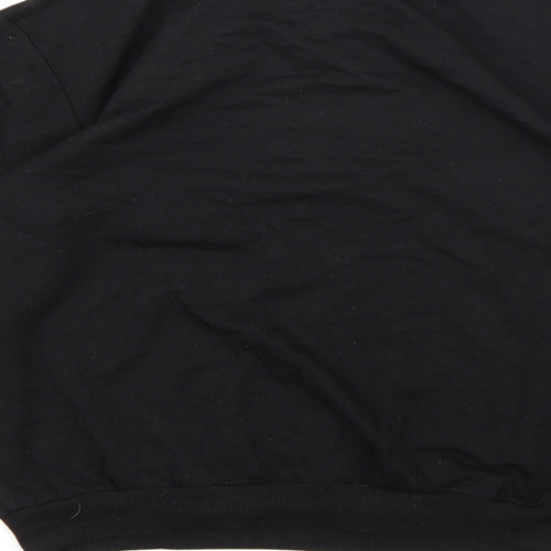 Monogram Womens Black   Pullover Sweatshirt Size S