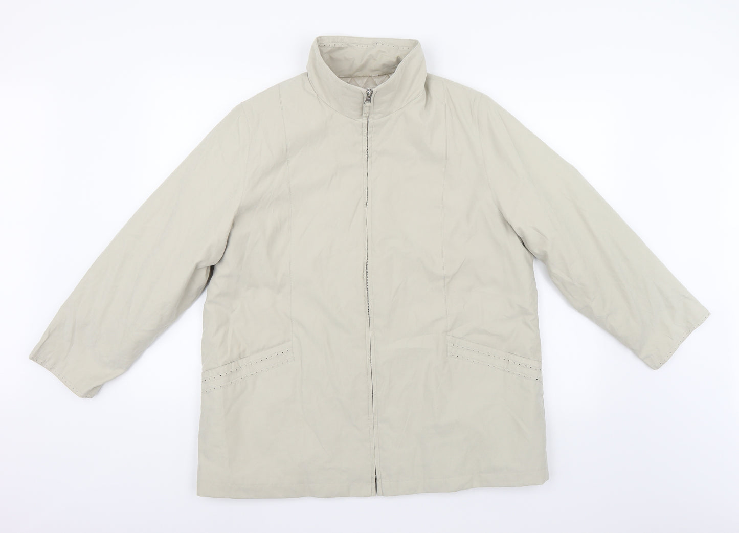 Bonmarché Womens Ivory   Overcoat Coat Size M