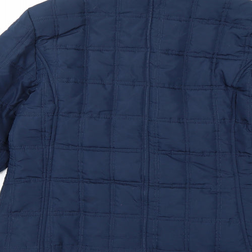 South Womens Blue   Overcoat Coat Size 10