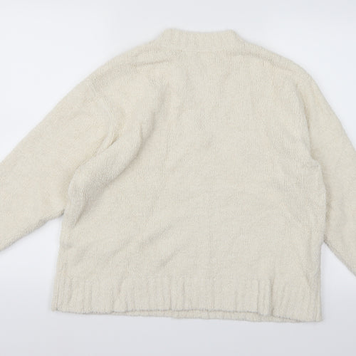 Zara Womens Beige  Knit Pullover Jumper Size S