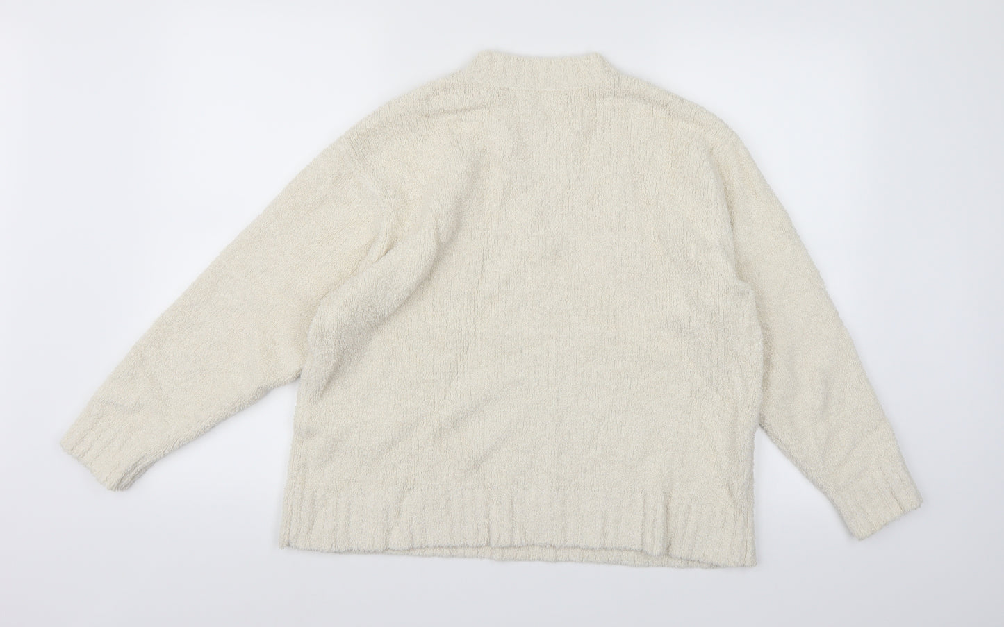 Zara Womens Beige  Knit Pullover Jumper Size S