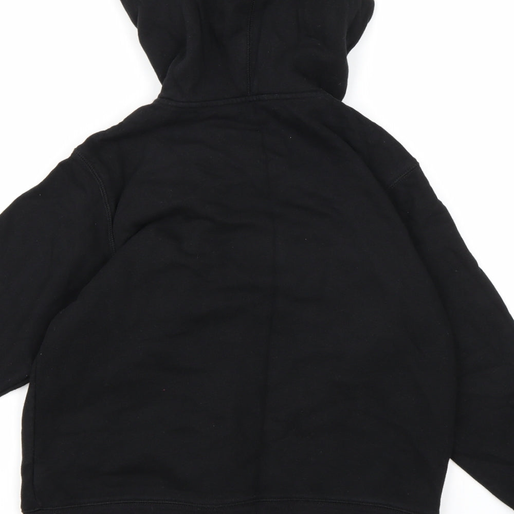 Gap Boys Black  Jersey Full Zip Hoodie Size M