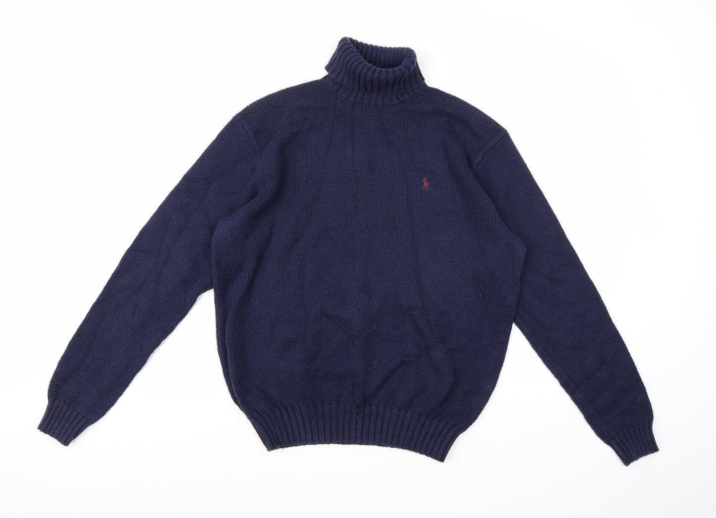 Polo Ralph Lauren Mens Blue  Knit Pullover Jumper Size L